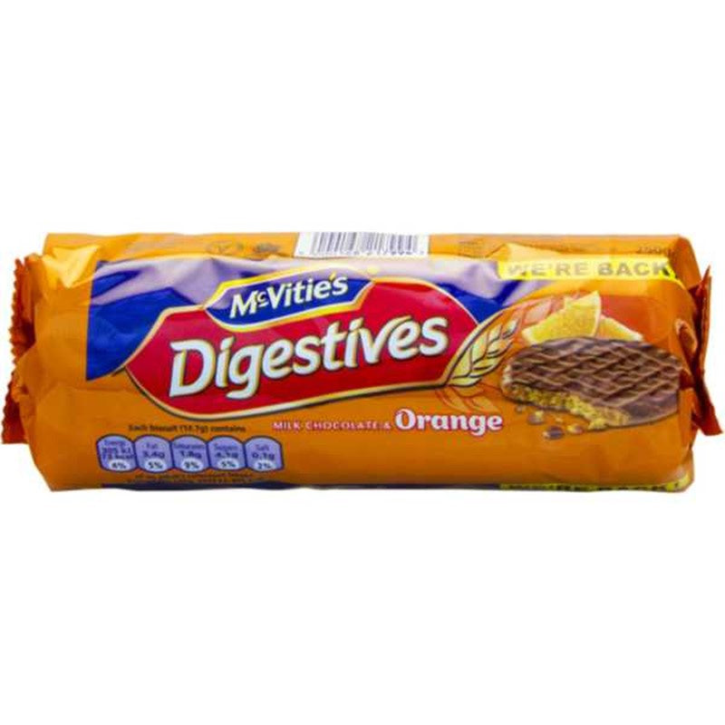 McVities Choc Orange Digestives 250g*