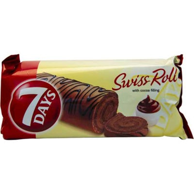 7 Days Cocoa Creme Swiss Roll 200g