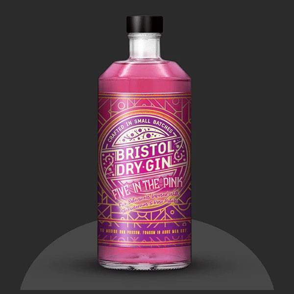 Bristol Gin Five In The Pink 70cl*