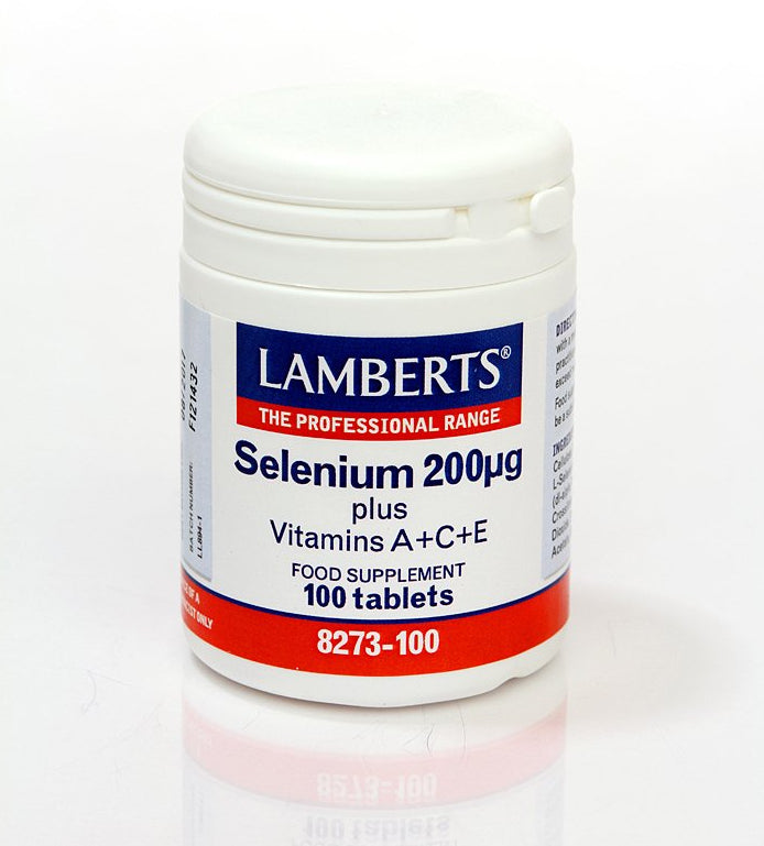 H01-8273/100 Lamberts Selenium 200ug plus A + C + E*