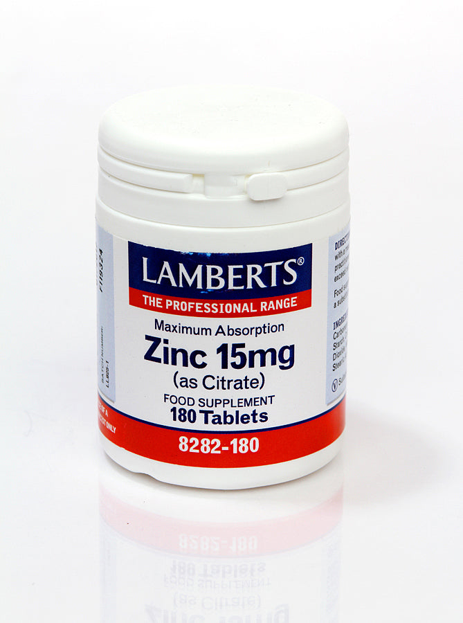 H01-8282/180 Lamberts Zinc 15mg (as Citrate)*