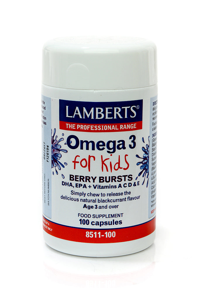 H01-8511/100 Lamberts Omega 3 For Kids (Berry Bursts)*