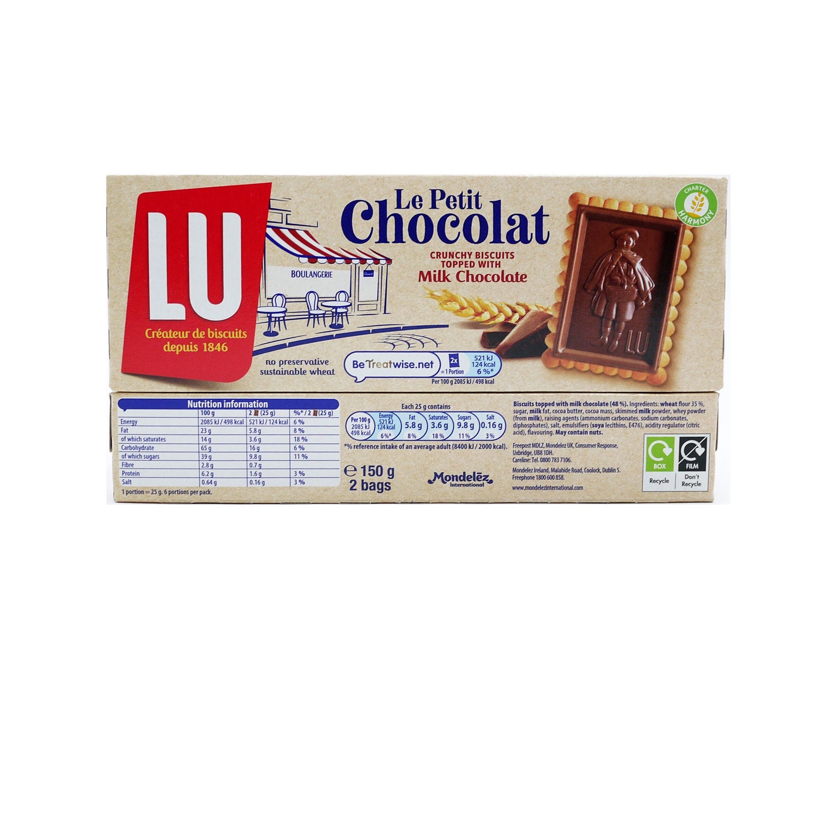 LU Milk Choc Biscuits 14 x 150g *#