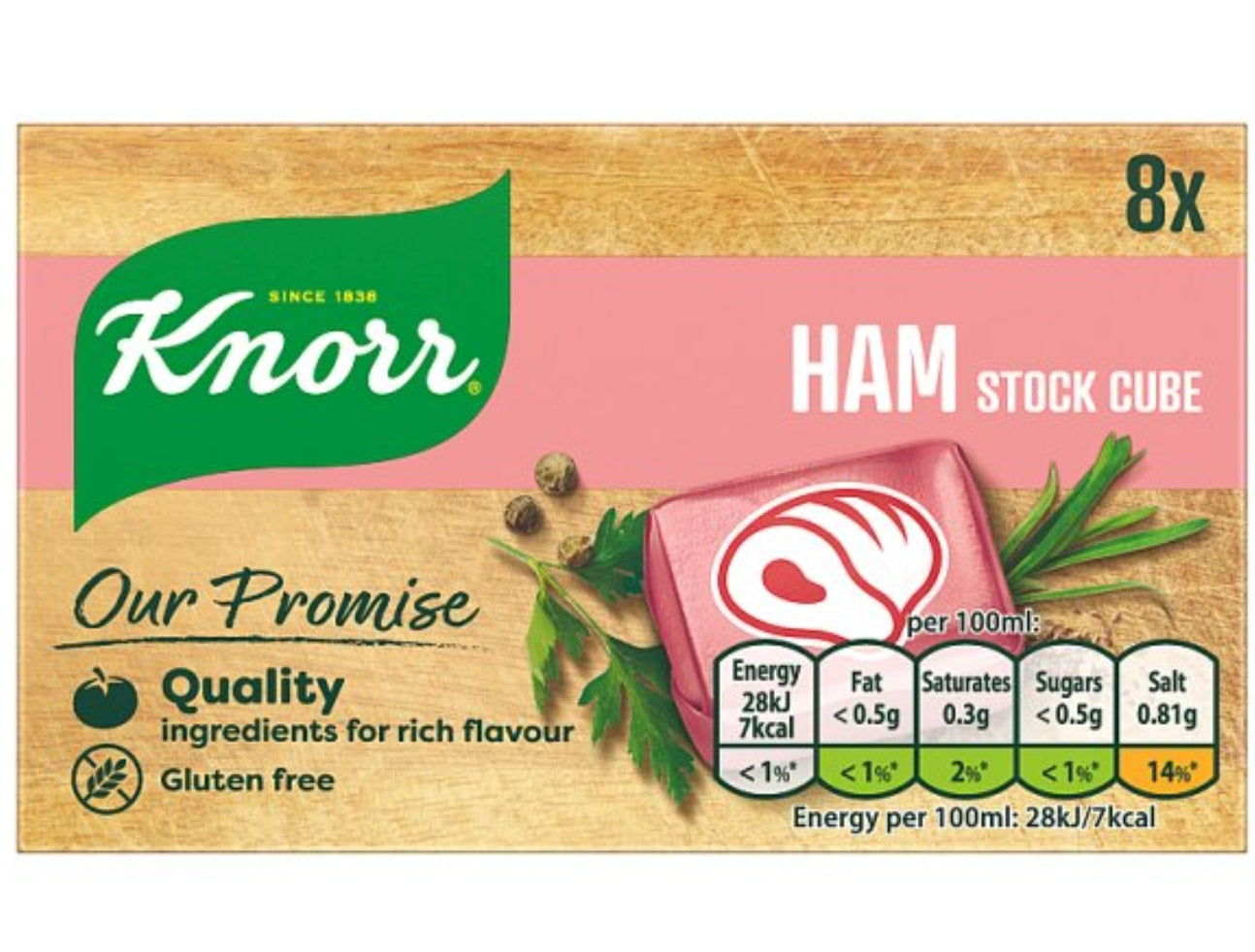 Knorr Stock Cubes Ham (8 x 10g) #