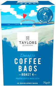 Taylors Decaf Coffee Bags 10pk