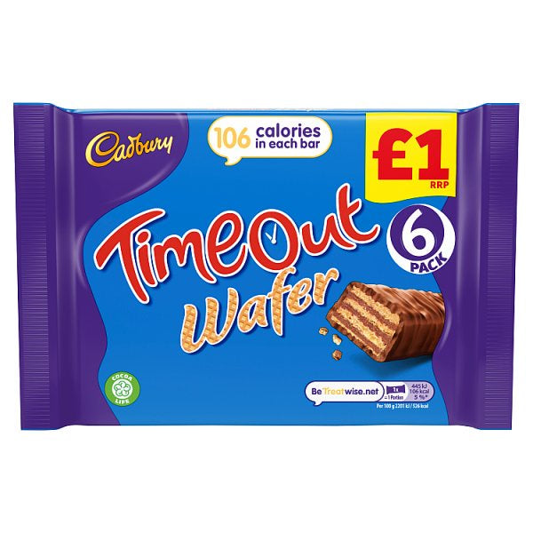 Cadbury Time Out 6pk PM£1*