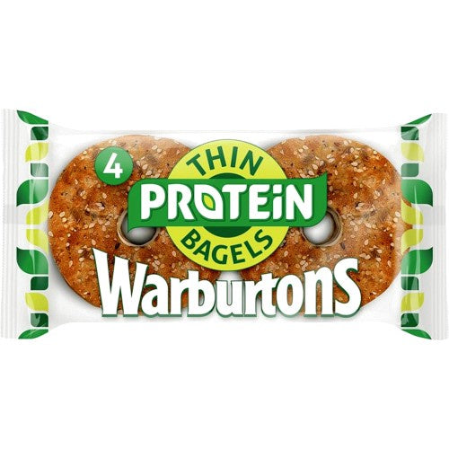 Warburtons 4 Protein Thin Bagels