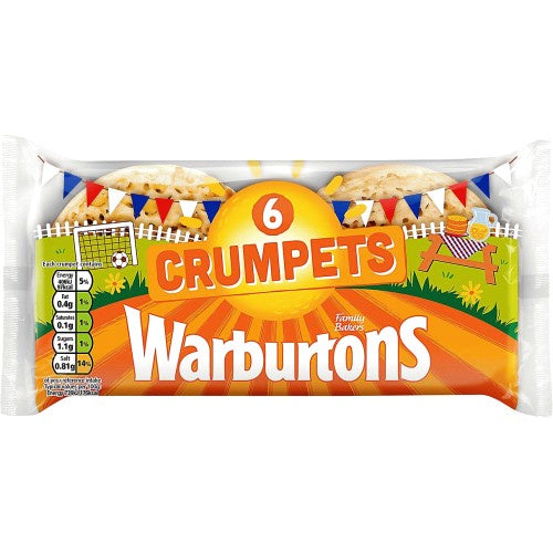 Warburtons 6 Fresh Crumpets