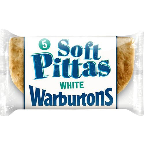 Warburtons  White Soft Pittas