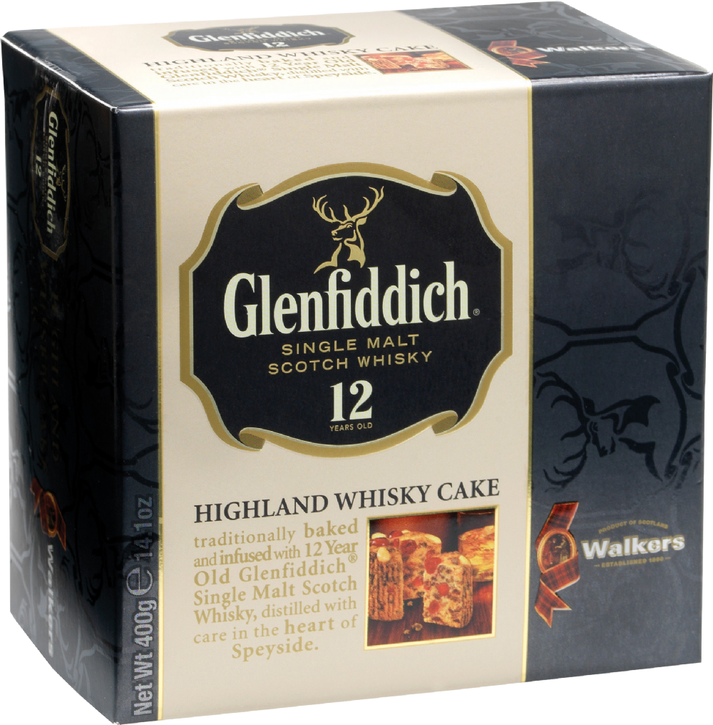 Walkers Glenfiddich Whisky Cake 400g