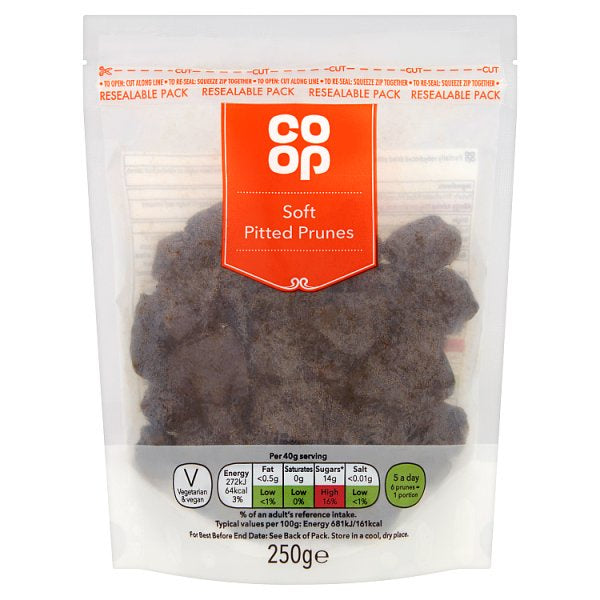 Co-op Soft Pitted Prunes 250g