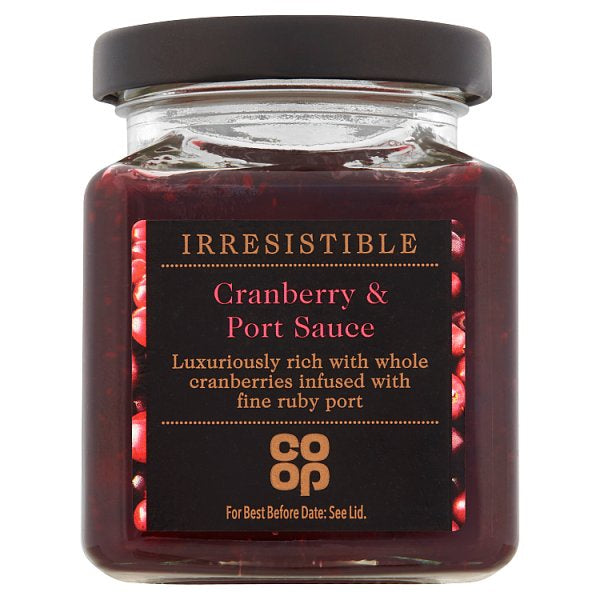 Co-op Irresistible Cranberry & Port Sauce