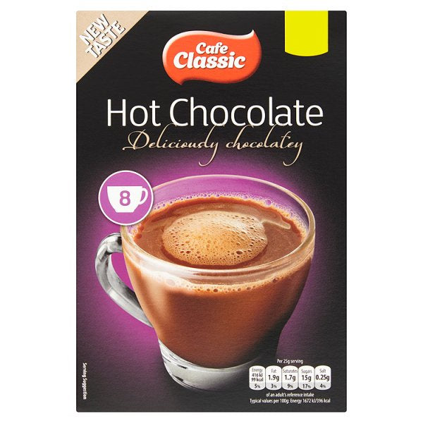 Cafe Classic Hot Chocolate Sachet 8pk