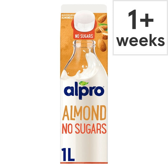 Alpro Fresh Almond Milk Unsweetened 1Ltr