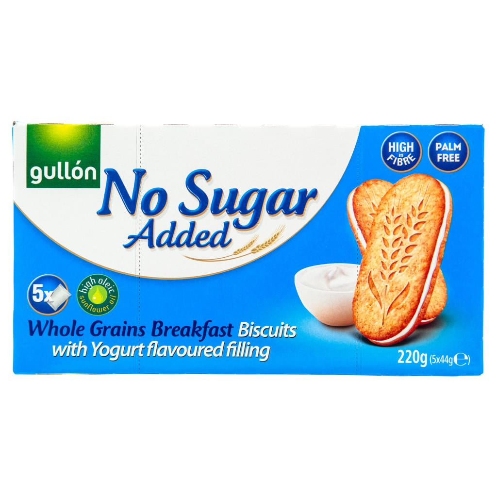 Gullon Yogurt Creme Sandwich Breakfast Biscuits NAS 220g