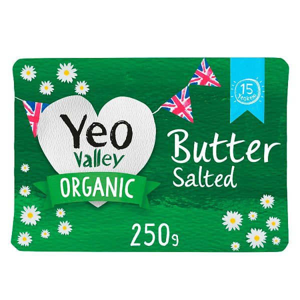 Organic YV Salted Butter 250g