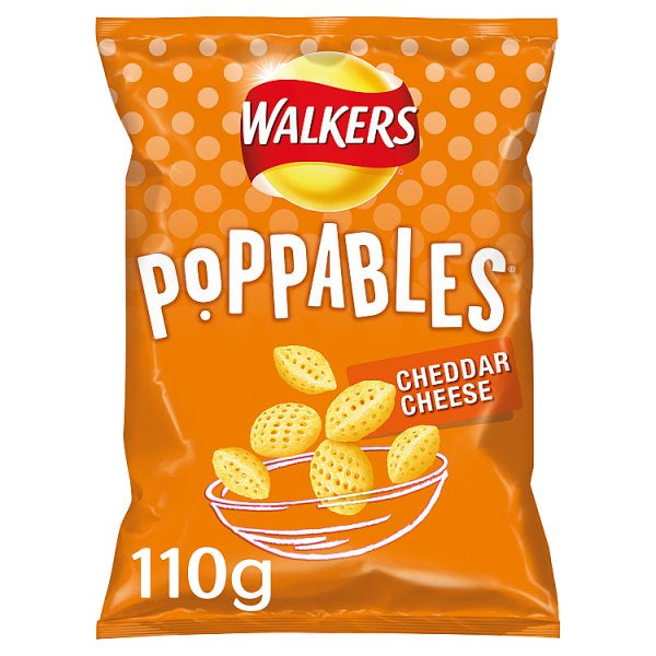 Walkers Poppables Cheddar Cheese (110g)*