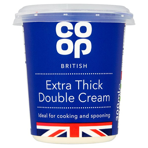 Co op Extra Thick Double Cream 300ml