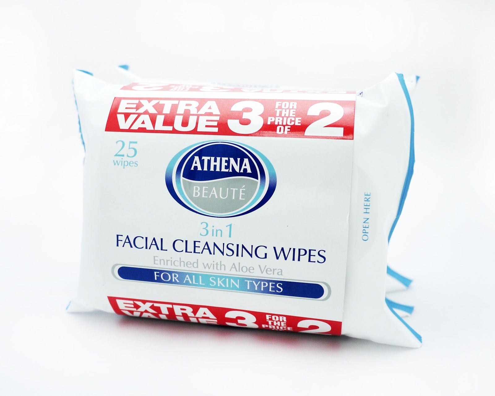 Athena Face Wipes 3in1*