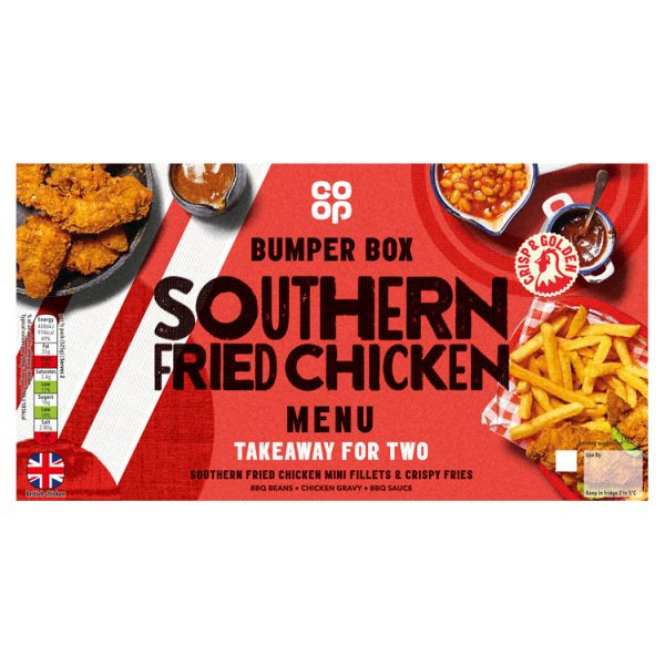 Co-op Southern Fried Menu Takeaway for 2