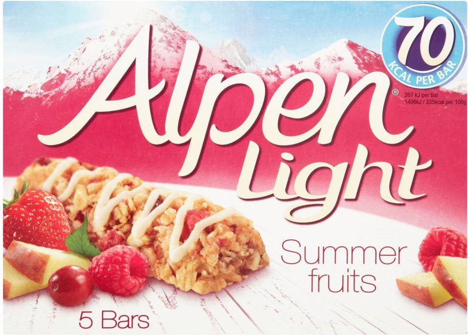 Alpen Light Summer Fruits Cereal Bars 5pk*