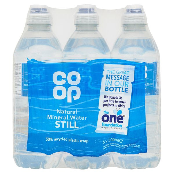 Co-Op Still Mineral Water Screw Cap 12X500ml*