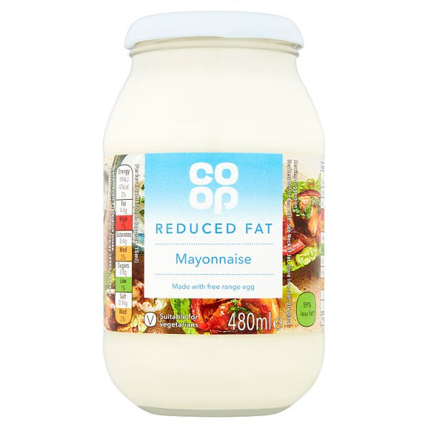 Co-op Reduced Calorie Mayonnaise Jar 480ml