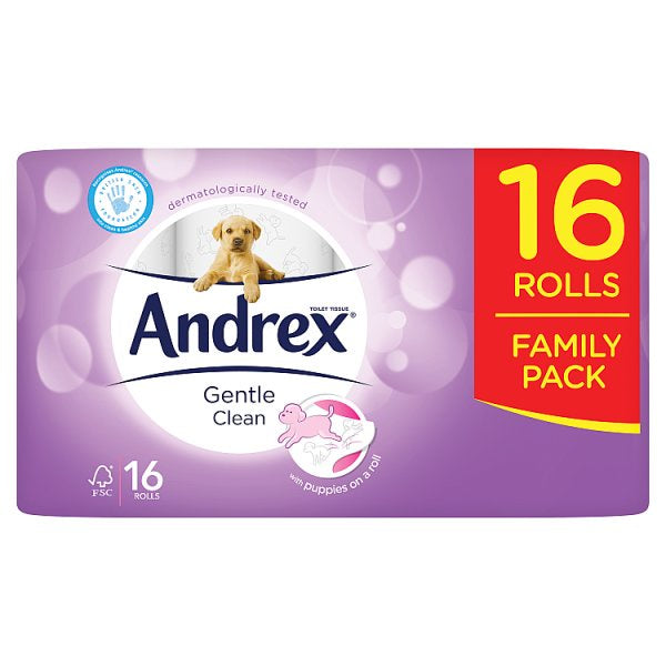 Andrex Gentle Clean Toilet Tissue 16pk*#