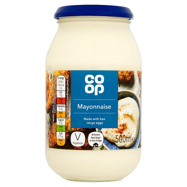 Co-op Real Mayonnaise Jar 500ml