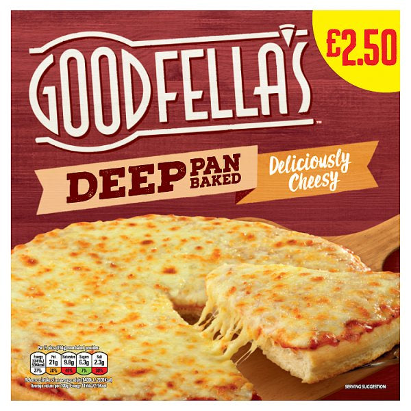 Goodfella's Pizza Deep Deliciously Cheesy 417g PM 2.99