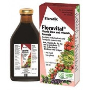 H16-1718 Floravital Yeast and Gluten free liquid iron formula 500ml*
