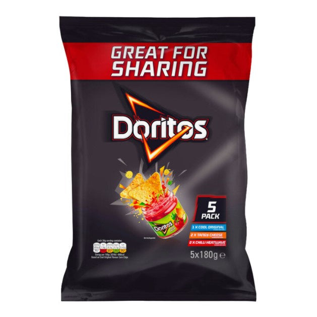 Doritos Variety Sharing Pack 5 x 180g