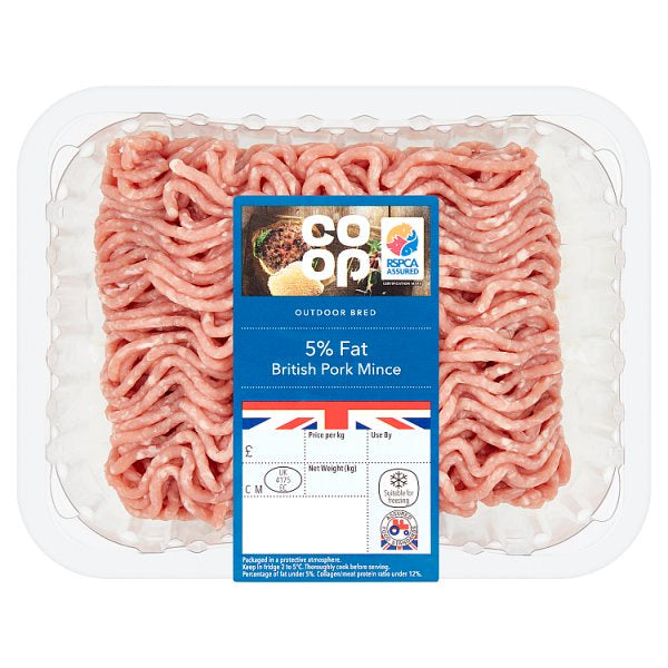 Co-op Pork Mince 5% 500g