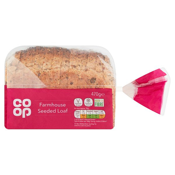 Co Op Seeded Farmhouse Loaf 400g