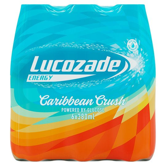 Lucozade Energy Caribbean Crush 6 x 380ml*