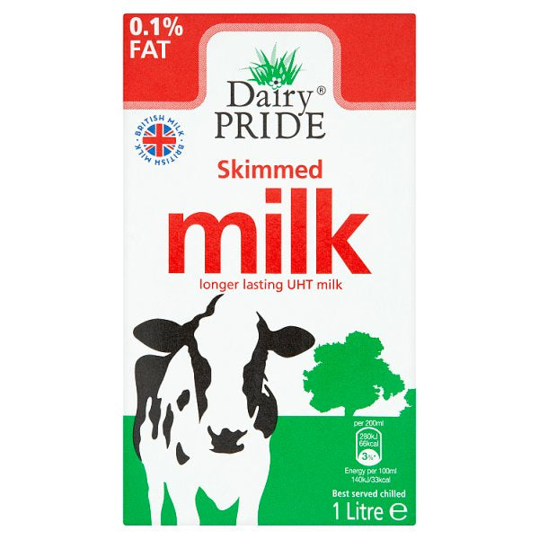 D/Pride Skimmed UHT Milk 1L