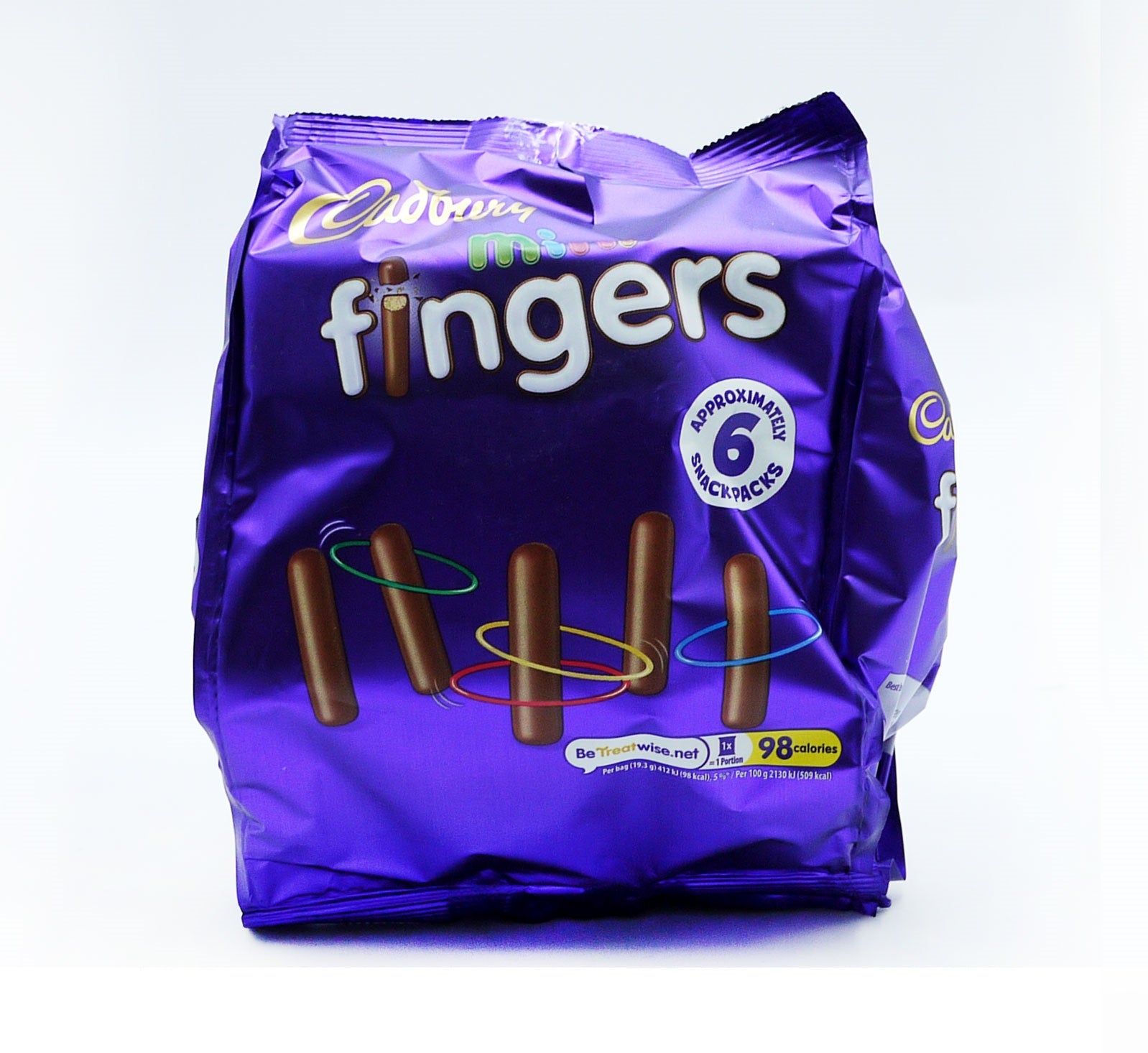 Cadbury Mini Fingers Snack Packs (6x19.3g)*