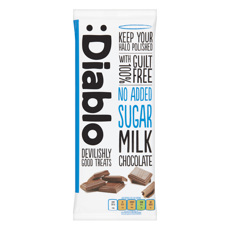 Diablo S/Free Milk Chocolate 85g*