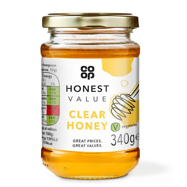 Co-op Honest Value Honey 340g