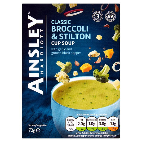 Ainsley Harriott Broccoli & Stilton Cup Soup
