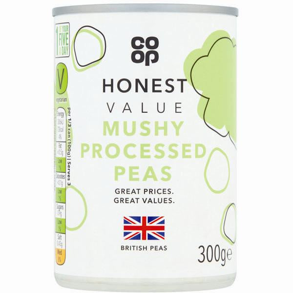 Co-op Honest Value Mushy Peas 300g