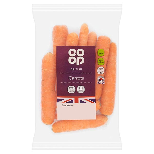 Co Op Carrots 500g