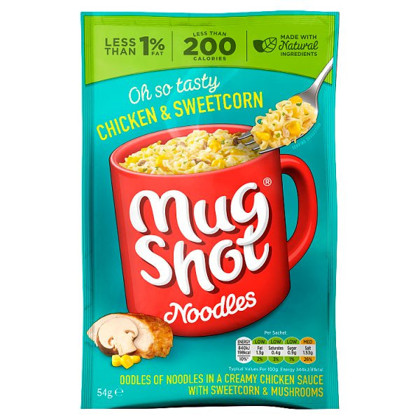 Mug Shot Chicken & Sweetcorn Noodles 54g #