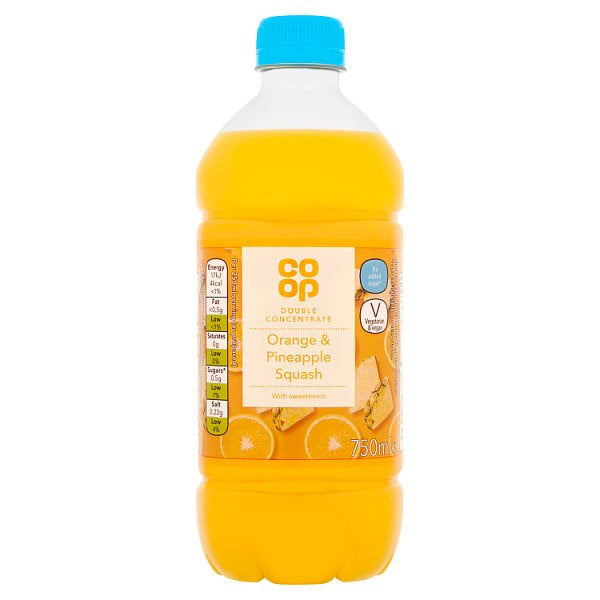 Co-op Double Strength NAS Orange & Pineapple 1.5L*