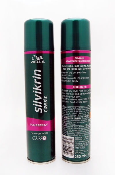 Silvikrin Hair Spray Classic Maximum Hold (250ml)*