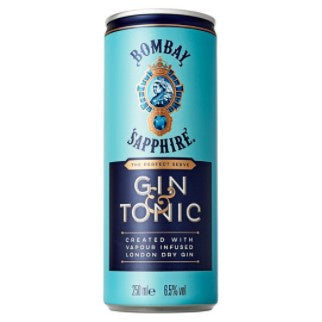 Bombay Sapphire Gin & Tonic 250ml*