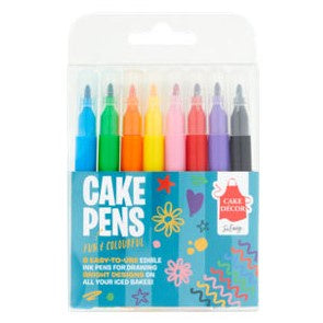 Cake Decor Cake Pens 8 pack