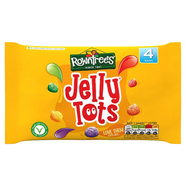 Rowntree Jelly Tots 4 pk *