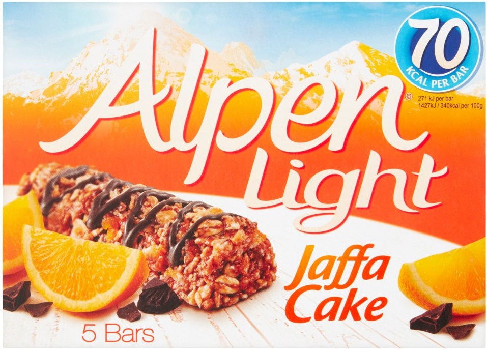 Alpen Light Jaffa Cake Cereal Bars 5pk*