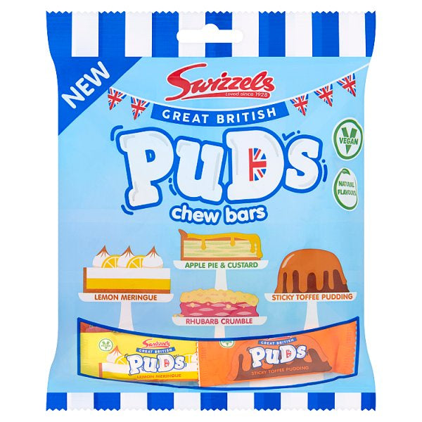 Swizzels Great British Puds Chew Bars 154g *